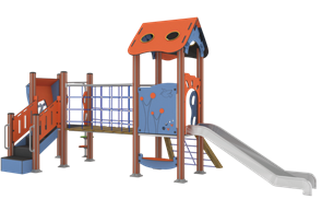 Детский игровой комплекс 6500х3500х3100 мм 10133