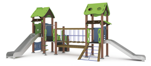 Детский игровой комплекс 7600х4500х3300 мм 10134