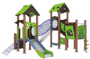 Детский игровой комплекс 6600х5600х3700 мм 10135
