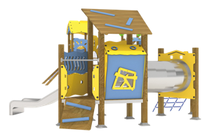 Детский игровой комплекс 4800х3600х2700 мм 10140