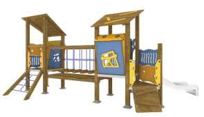 Детский игровой комплекс 7100х3600х2700 мм 10141