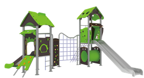 Детский игровой комплекс 7200х6200х3800 мм 10145