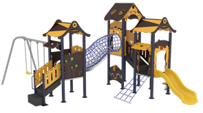 Детский игровой комплекс 7600х5500х3700 мм 10147