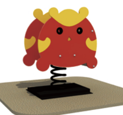 Качалка на пружине «Коровка» 930х720х480 мм 10176