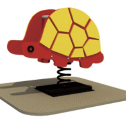 Качалка на пружине «Черепашка» 940х380х840 мм 10177