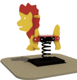 Качалка на пружине «Лев» 740х340х910 мм 10181