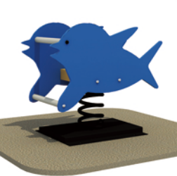 Качалка на пружине «Дельфинчик» 740х380х620 мм 10183