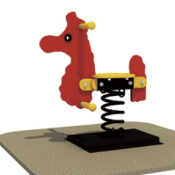 Качалка на пружине «Лама» 710х340х810 мм 10187