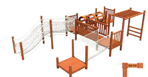 Полоса препятствий 9300х4400х2300 мм 10295