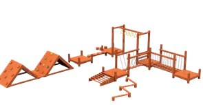 Полоса препятствий 8400х8400х2300 мм 10297