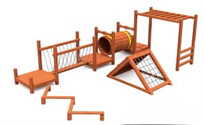 Полоса препятствий 5700х3500х2300 мм 10301