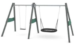 Качели «Гнездо с подвесом» 2300x5650x2750 мм 10026