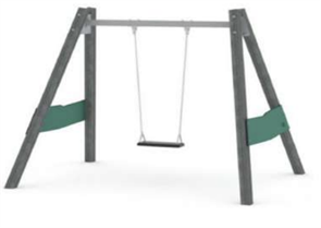 Качели с подвесом 1950x2500x2400 мм 10027