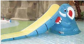 Детская водная горка 3600х1700х1600 мм 10277