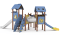 Детский игровой комплекс 8500х5500х3700 мм 10126 - фото 320
