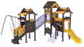 Детский игровой комплекс 7600х5500х3700 мм 10147 - фото 342